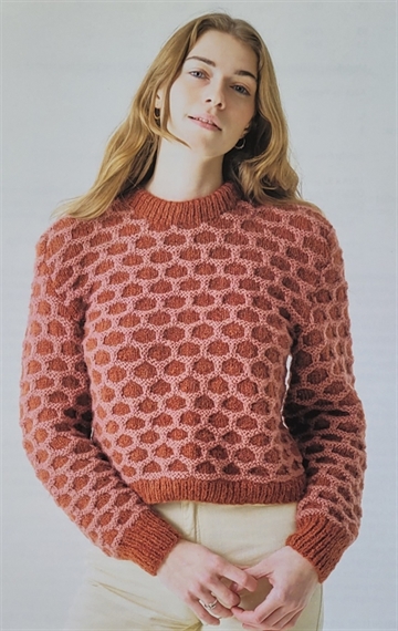 Sweater med bikubemønster - Alice